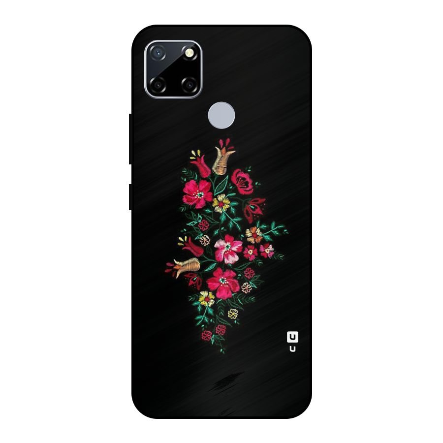 Pretty Allure Flower Metal Back Case for Realme Narzo 20