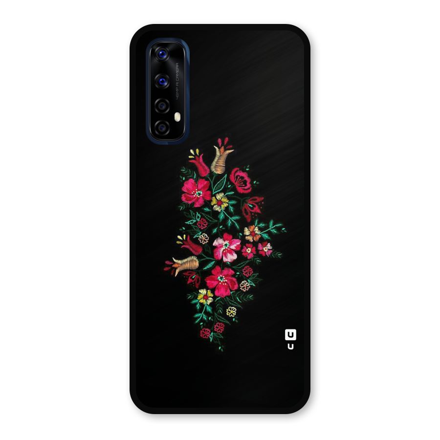 Pretty Allure Flower Metal Back Case for Realme Narzo 20 Pro