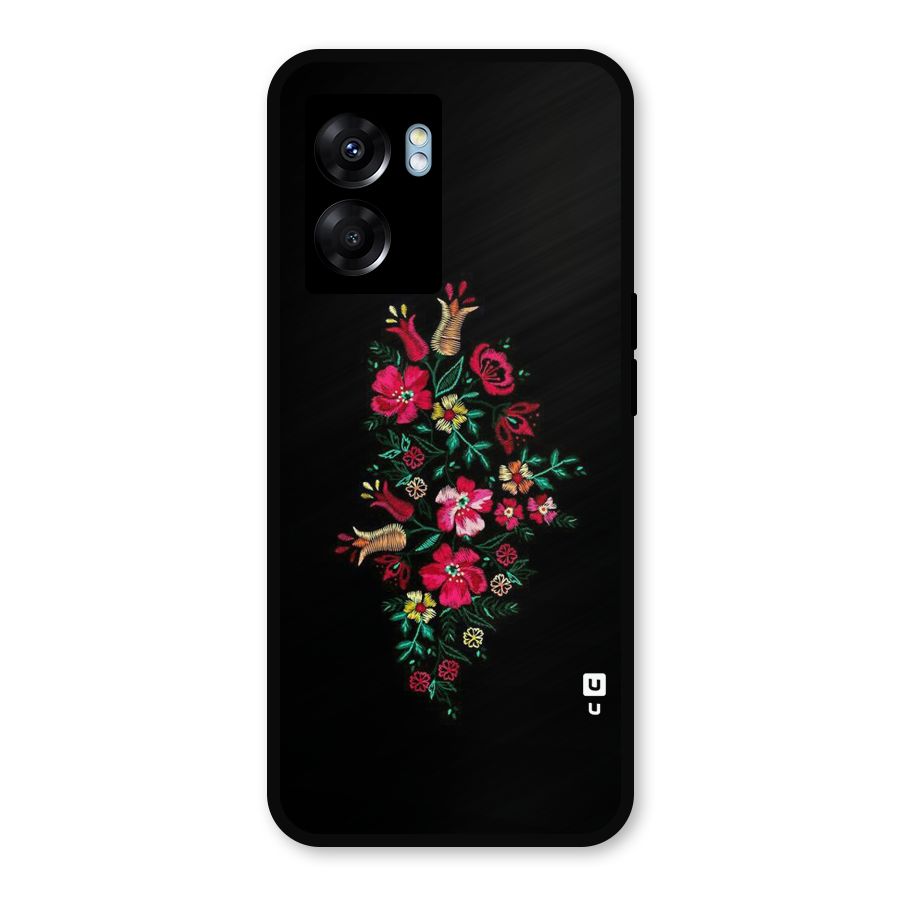 Pretty Allure Flower Metal Back Case for Realme Narzo 50 5G