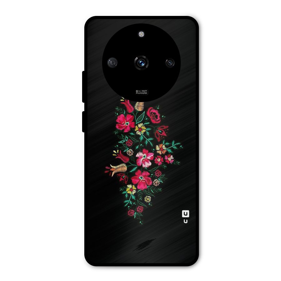 Pretty Allure Flower Metal Back Case for Realme Narzo 60 5G