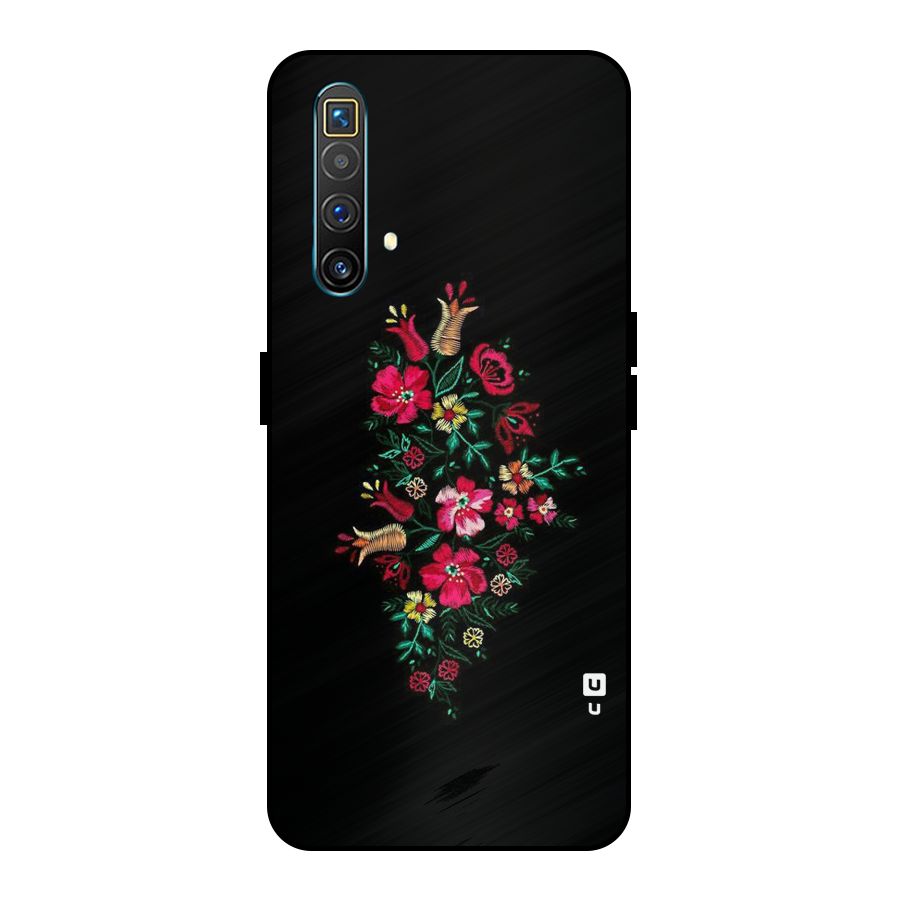 Pretty Allure Flower Metal Back Case for Realme X3 SuperZoom
