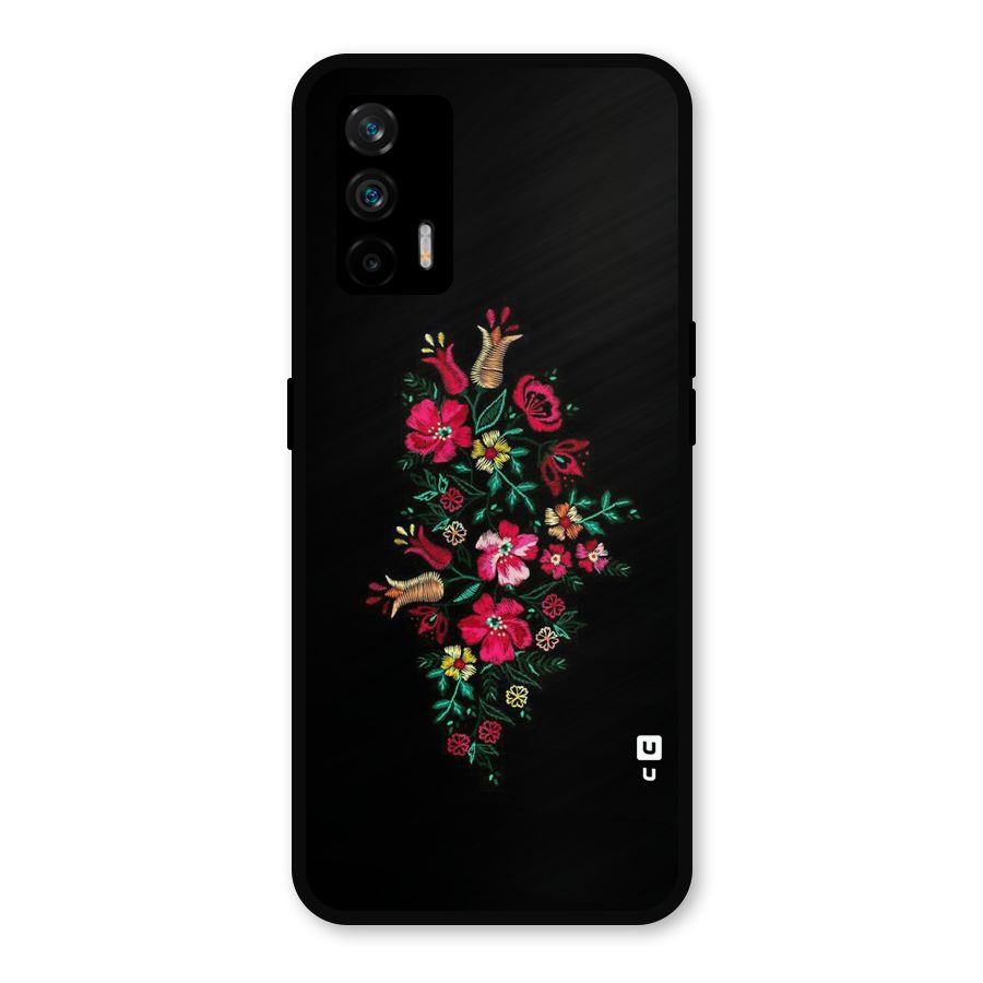 Pretty Allure Flower Metal Back Case for Realme X7 Max