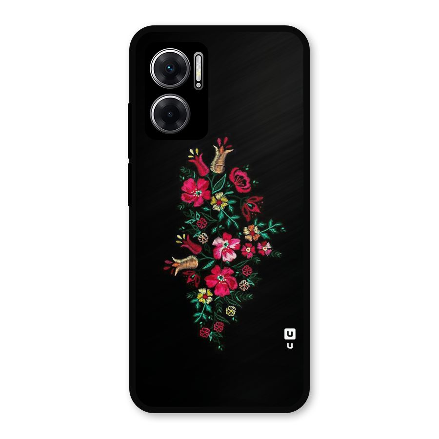 Pretty Allure Flower Metal Back Case for Redmi 11 Prime 5G