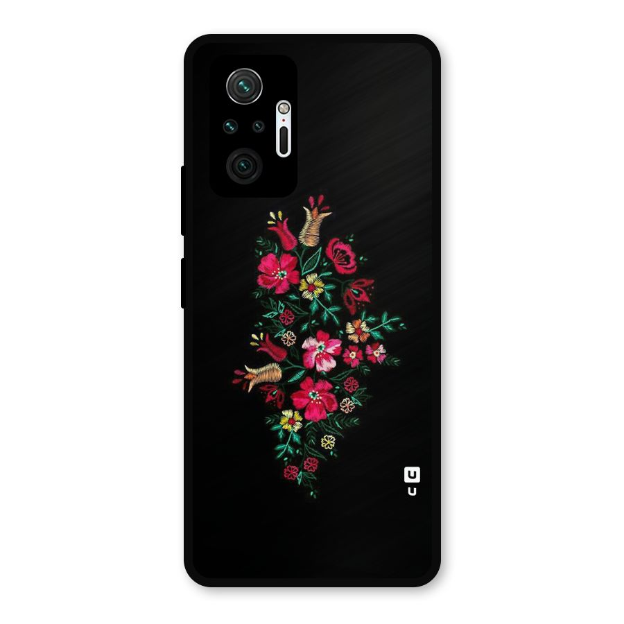 Pretty Allure Flower Metal Back Case for Redmi Note 10 Pro Max