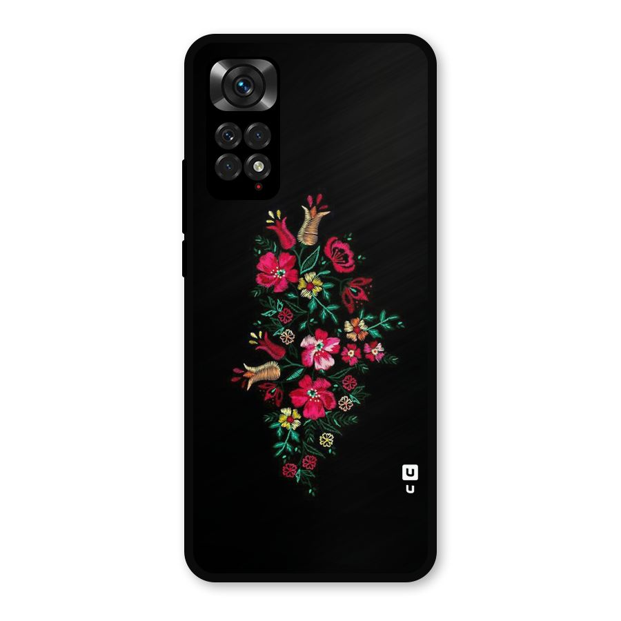 Pretty Allure Flower Metal Back Case for Redmi Note 11s