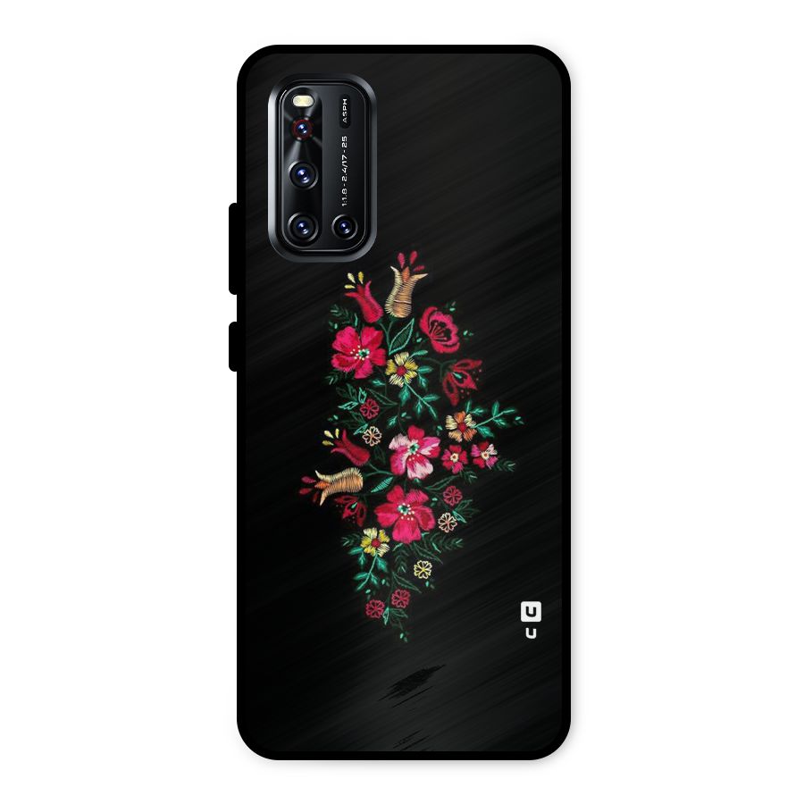 Pretty Allure Flower Metal Back Case for Vivo V19