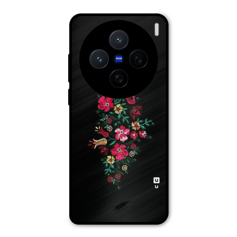 Pretty Allure Flower Metal Back Case for Vivo X200