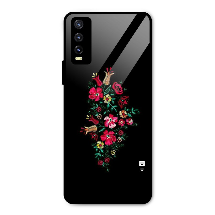 Pretty Allure Flower Metal Back Case for Vivo Y20g