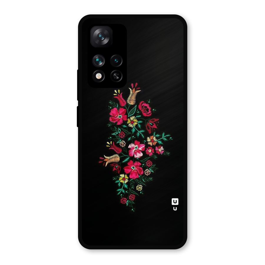 Pretty Allure Flower Metal Back Case for Xiaomi 11i 5G