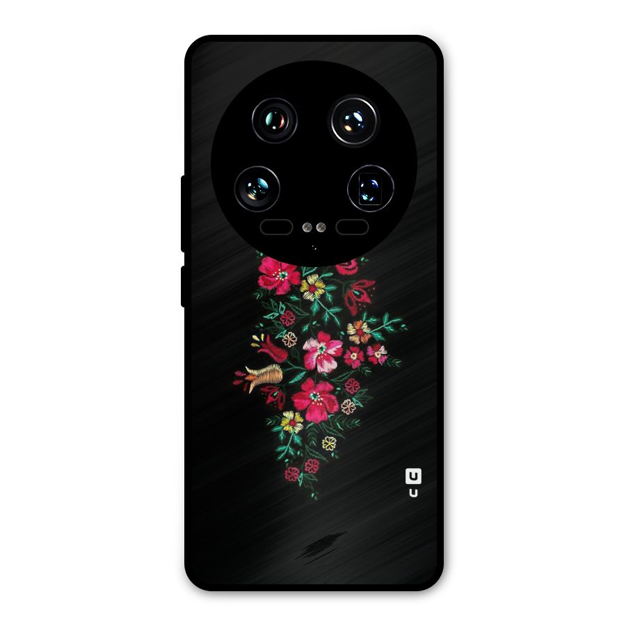Pretty Allure Flower Metal Back Case for Xiaomi 14 Ultra