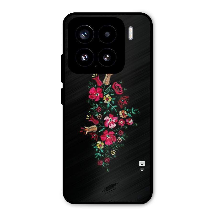 Pretty Allure Flower Metal Back Case for Xiaomi 15