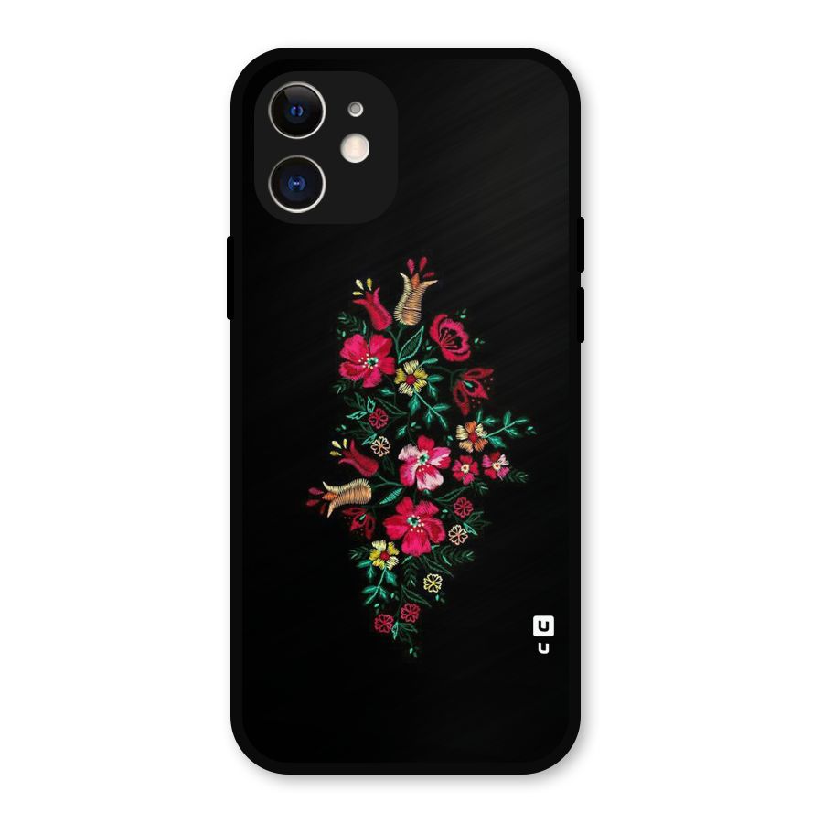 Pretty Allure Flower Metal Back Case for iPhone 12