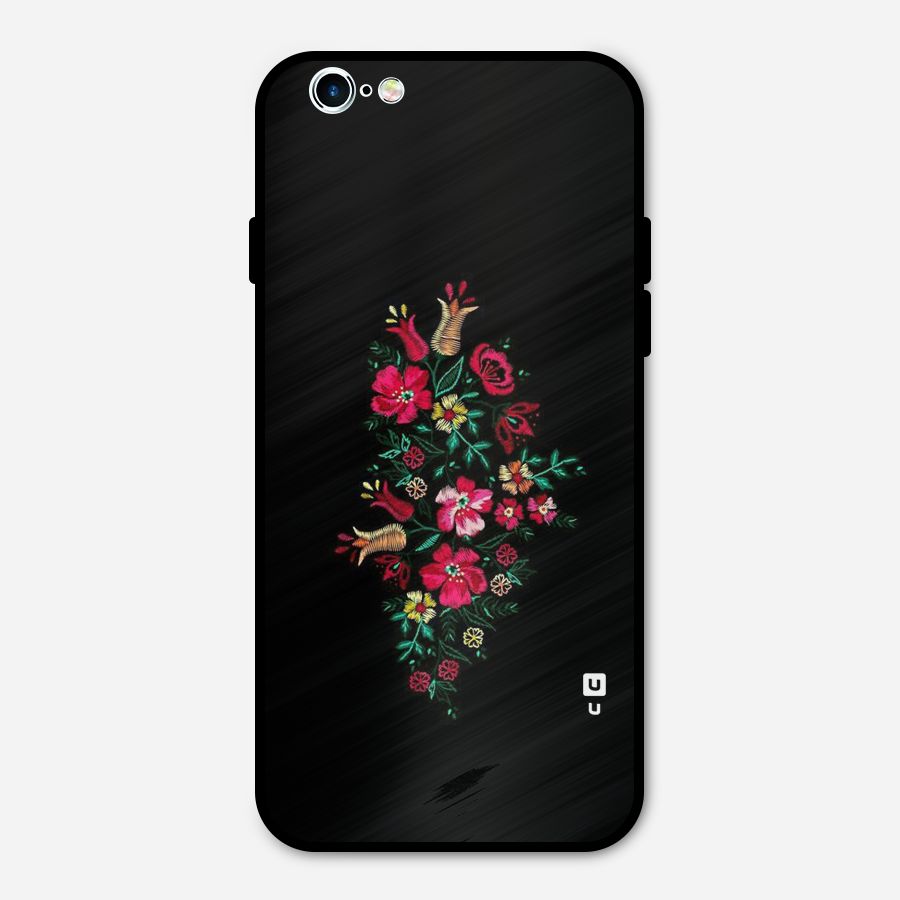 Pretty Allure Flower Metal Back Case for iPhone 6 6s