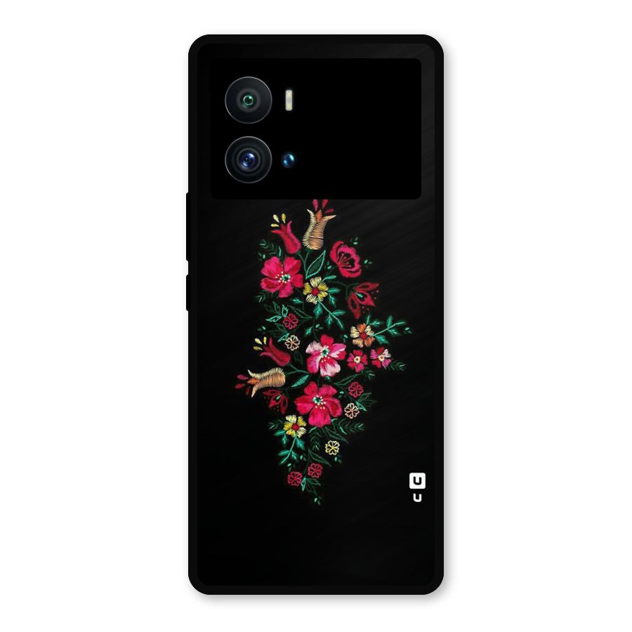 Pretty Allure Flower Metal Back Case for iQOO 9 Pro