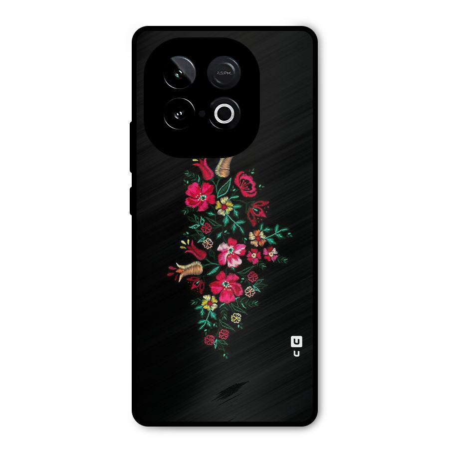Pretty Allure Flower Metal Back Case for iQOO Neo 10
