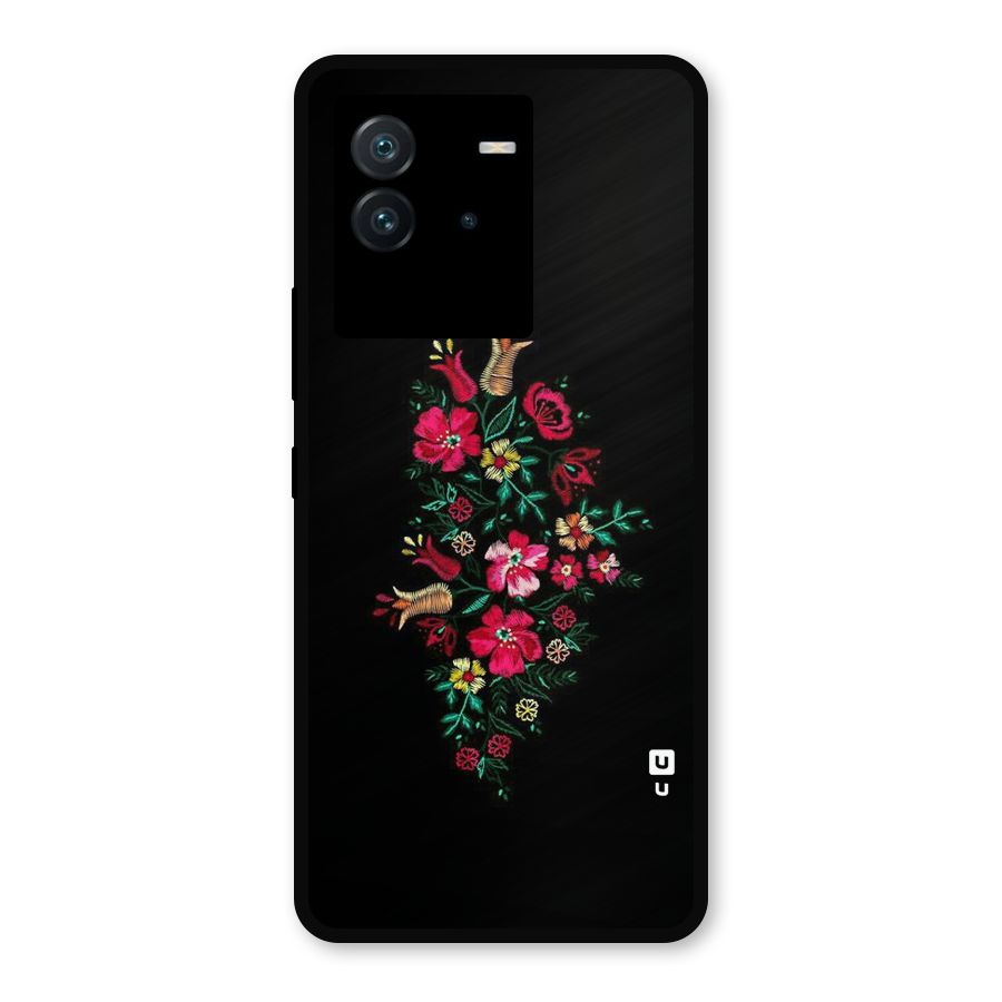 Pretty Allure Flower Metal Back Case for iQOO Neo 6 5G