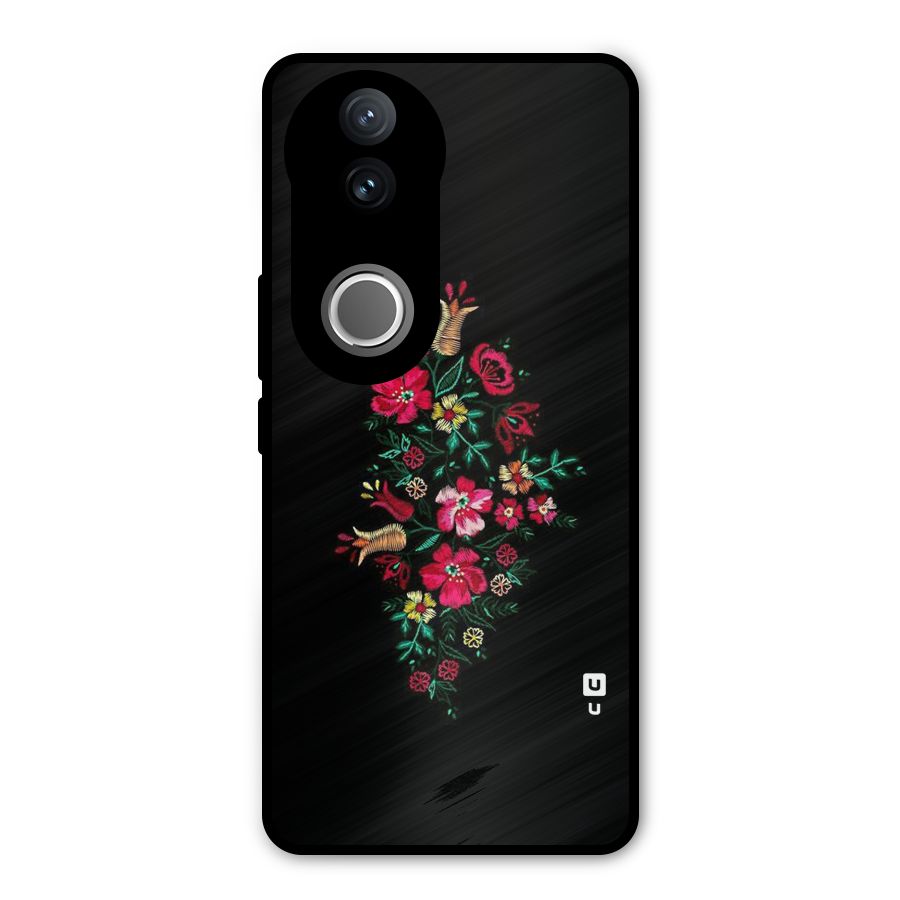 Pretty Allure Flower Metal Back Case for iQOO Z10R