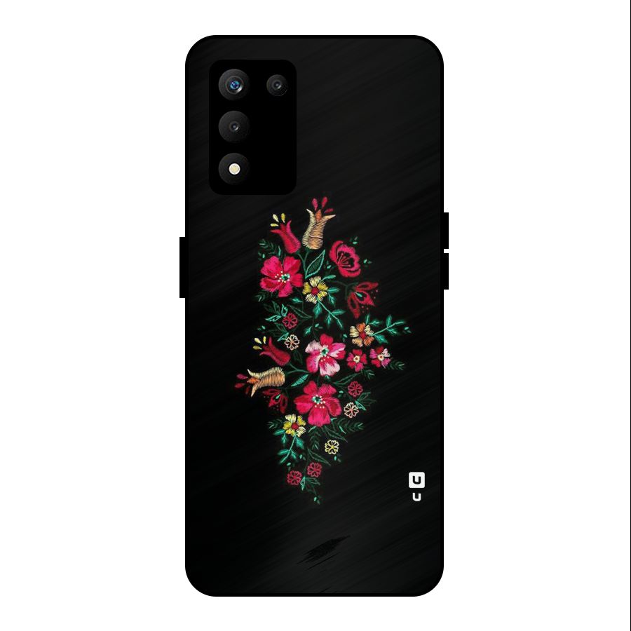 Pretty Allure Flower Metal Back Case for realme 9 5G SE