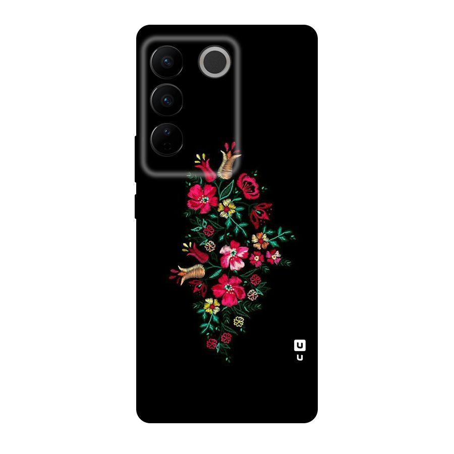 Pretty Allure Flower Original Polycarbonate Back Case for Vivo V27