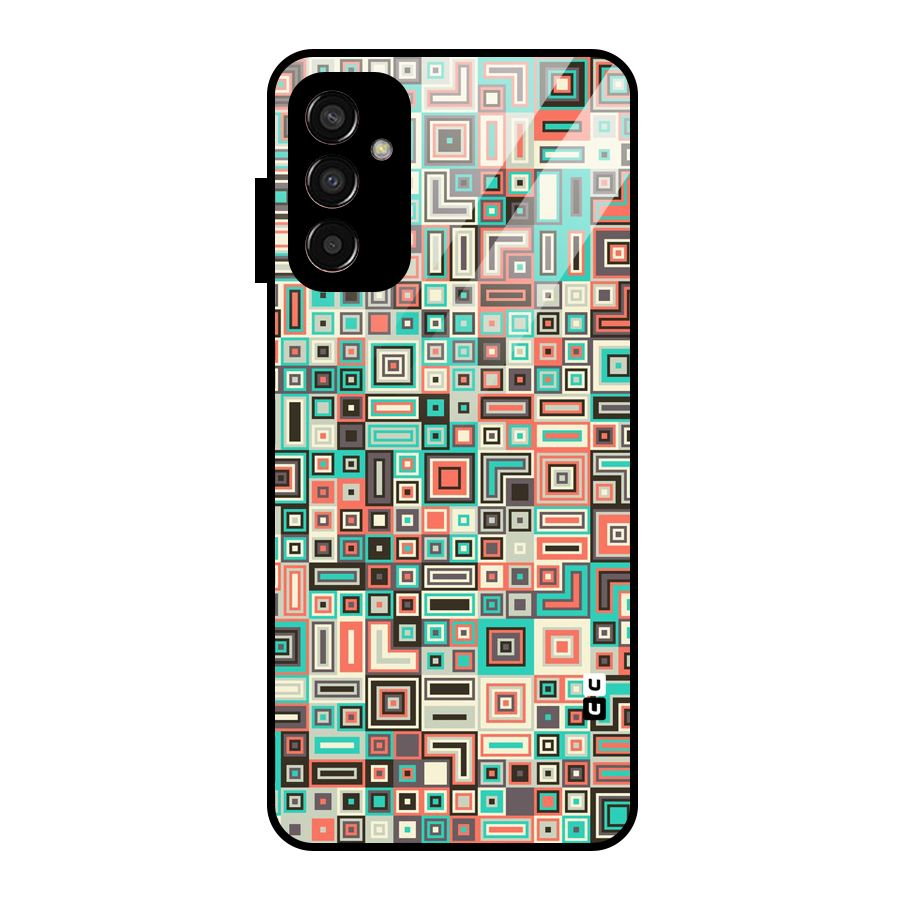 Pretty Boxes Design Glass Back Case for Galaxy F13