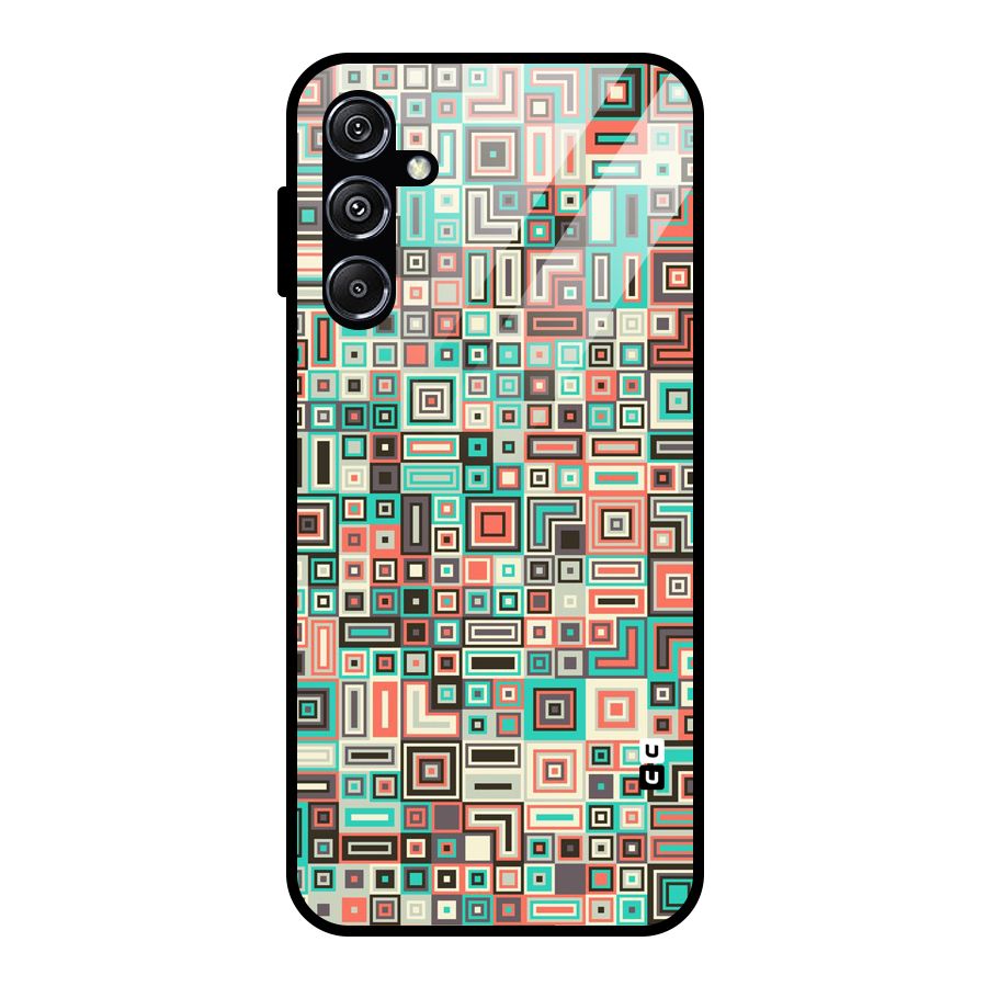 Pretty Boxes Design Glass Back Case for Galaxy M34 5G