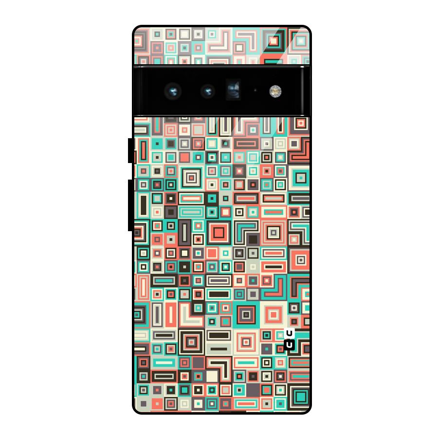 Pretty Boxes Design Glass Back Case for Google Pixel 6 Pro