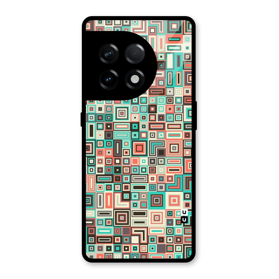 Pretty Boxes Design Glass Back Case for OnePlus 11R