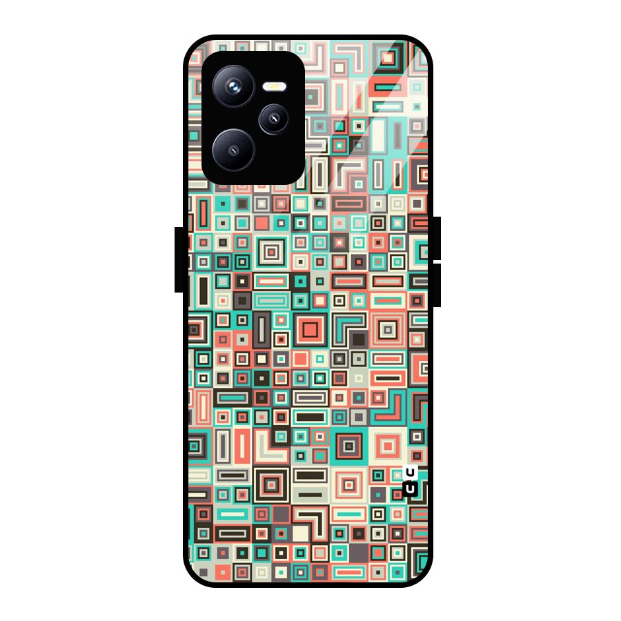 Pretty Boxes Design Glass Back Case for Realme C35