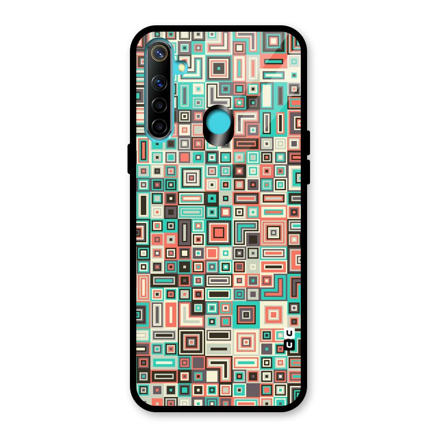 Pretty Boxes Design Glass Back Case for Realme Narzo 10