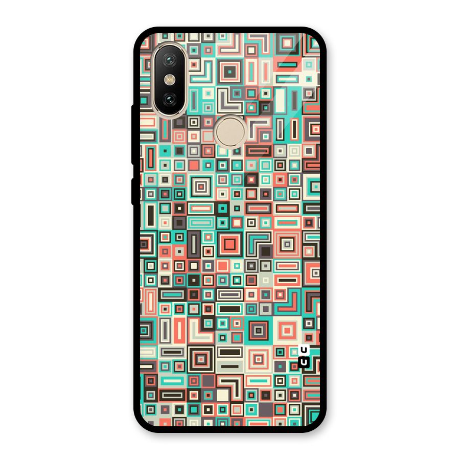 Pretty Boxes Design Glass Back Case for Redmi A2