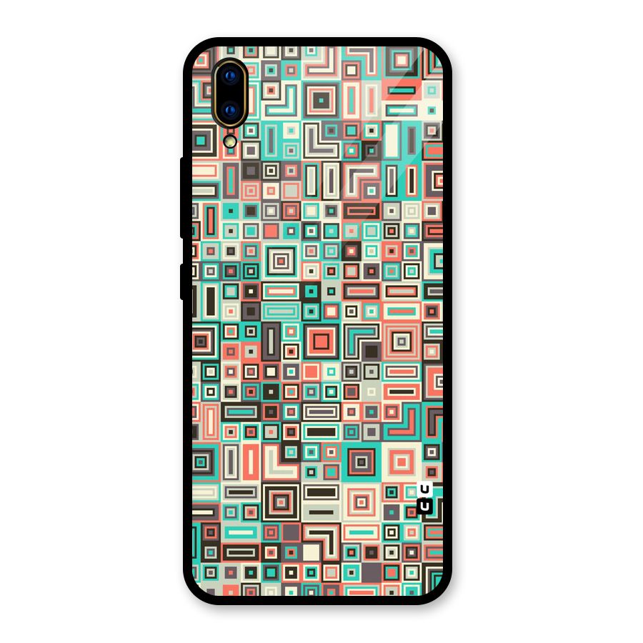 Pretty Boxes Design Glass Back Case for Vivo V11 Pro