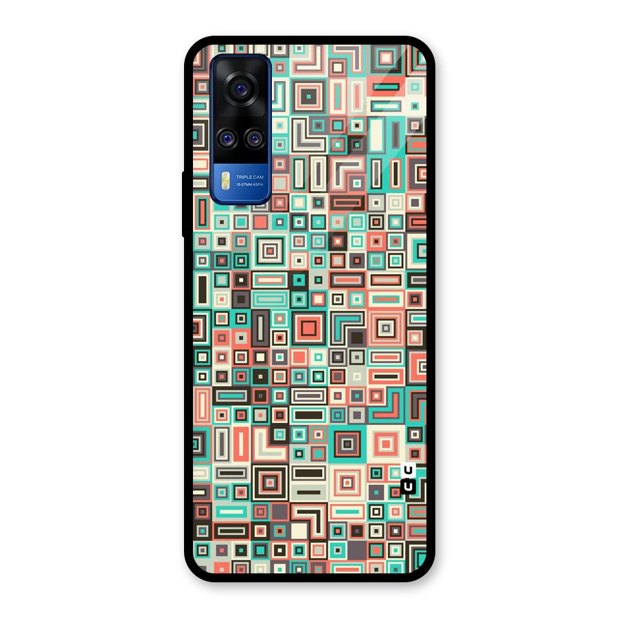 Pretty Boxes Design Glass Back Case for Vivo Y31