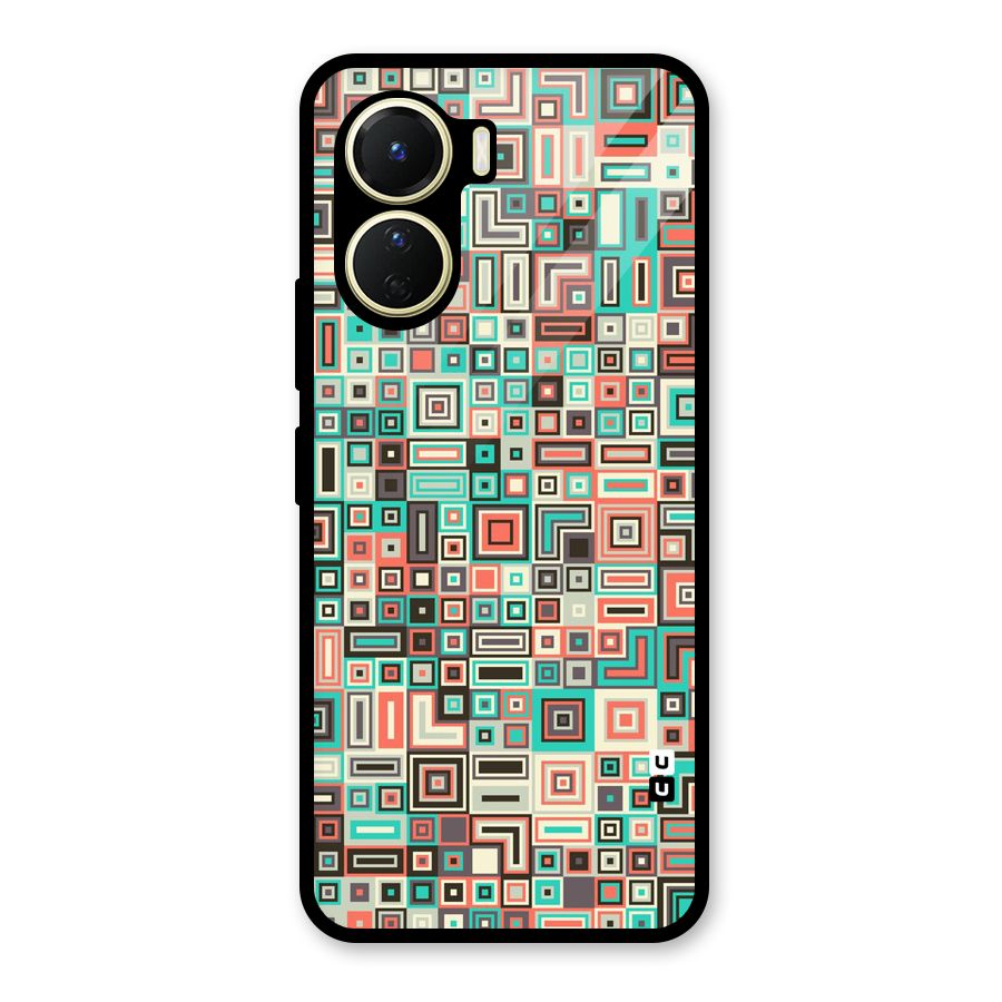 Pretty Boxes Design Glass Back Case for Vivo Y56