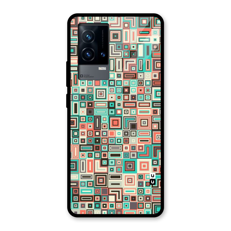 Pretty Boxes Design Glass Back Case for iQOO 9 5G