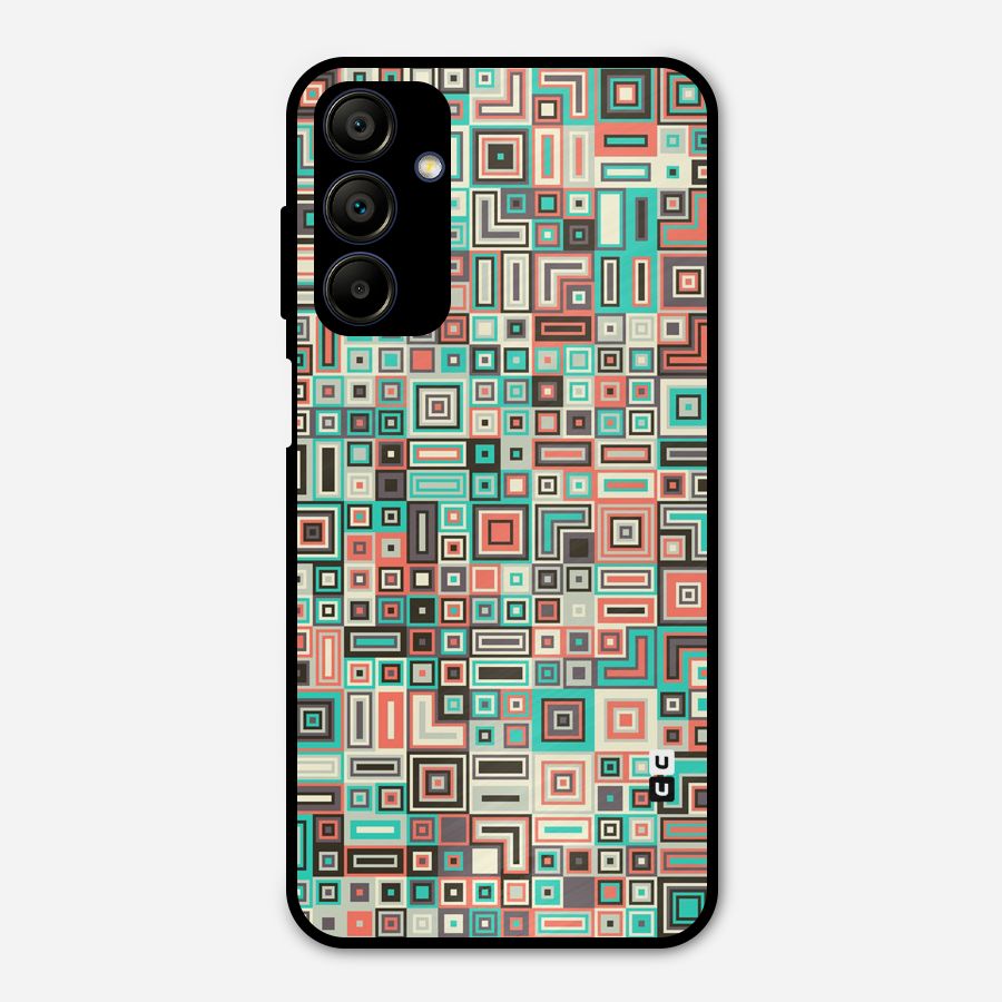 Pretty Boxes Design Metal Back Case for Galaxy A15 5G