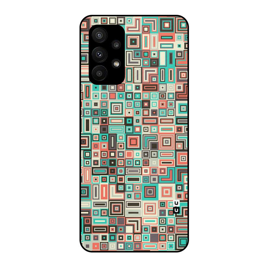 Pretty Boxes Design Metal Back Case for Galaxy A23