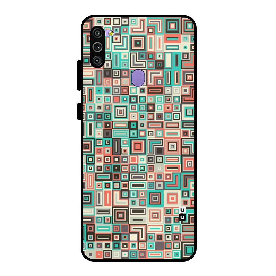 Pretty Boxes Design Metal Back Case for Galaxy M11