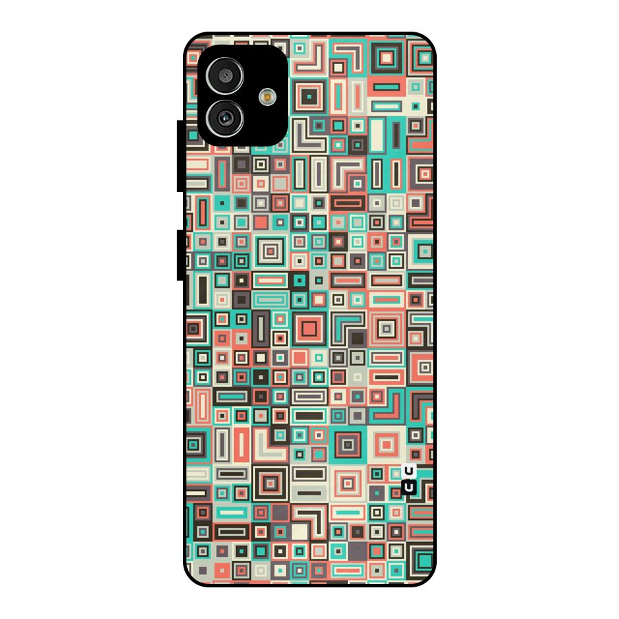 Pretty Boxes Design Metal Back Case for Galaxy M13 5G