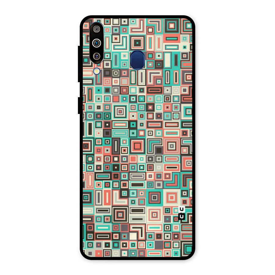 Pretty Boxes Design Metal Back Case for Galaxy M30