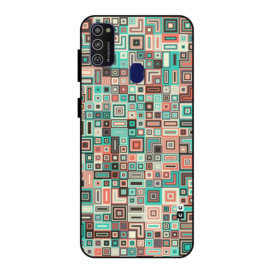 Pretty Boxes Design Metal Back Case for Galaxy M30s