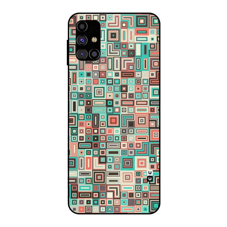 Pretty Boxes Design Metal Back Case for Galaxy M31s