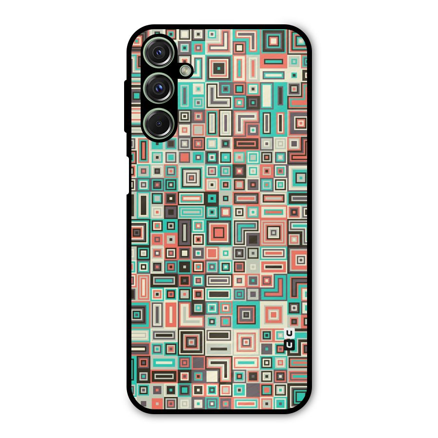 Pretty Boxes Design Metal Back Case for Galaxy M34