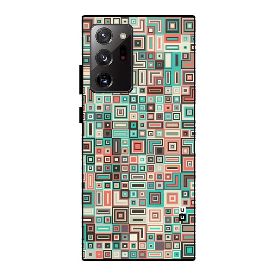Pretty Boxes Design Metal Back Case for Galaxy Note 20 Ultra