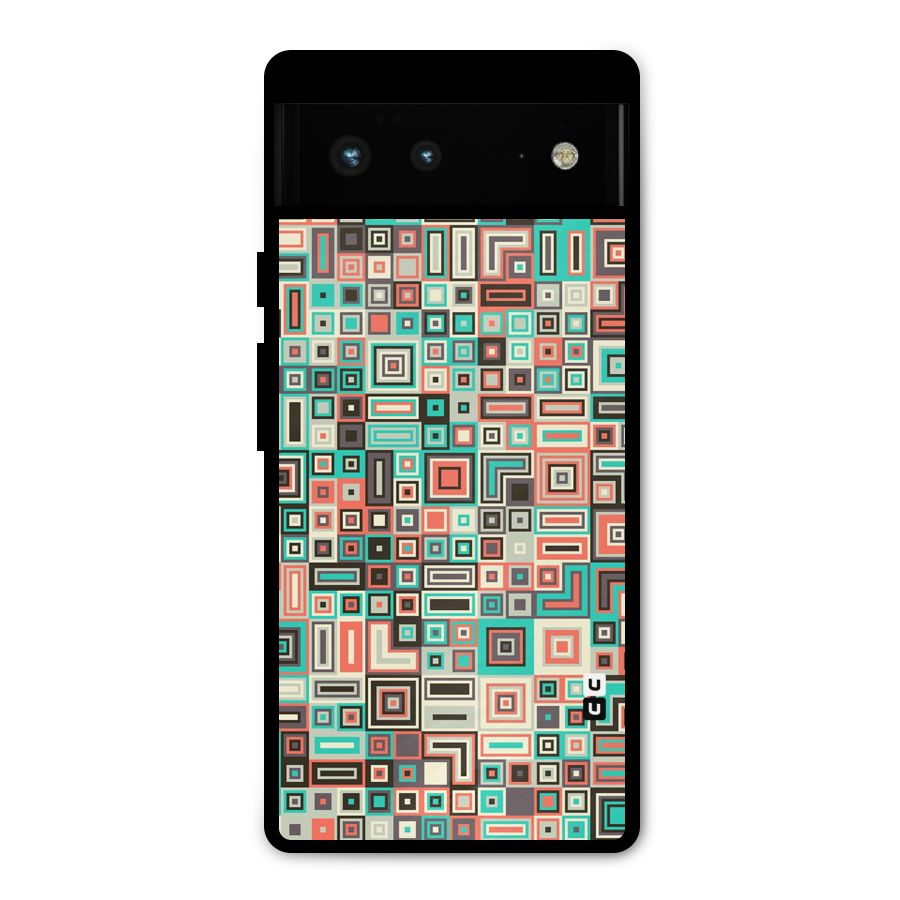 Pretty Boxes Design Metal Back Case for Google Pixel 6