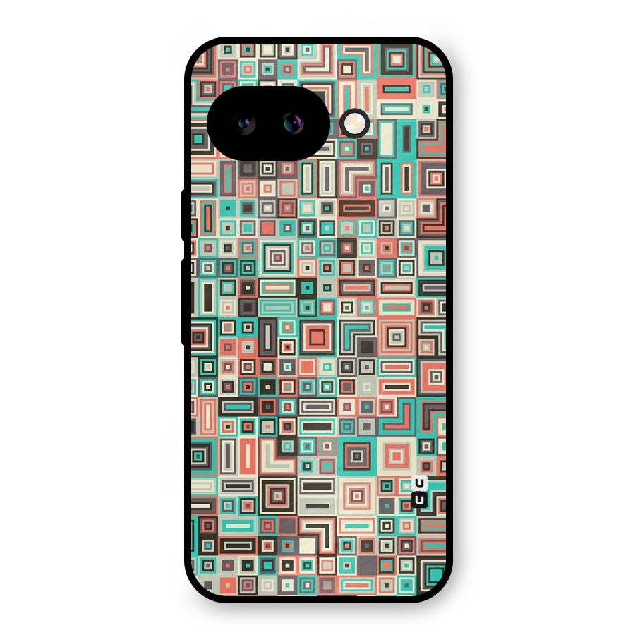 Pretty Boxes Design Metal Back Case for Google Pixel 9a