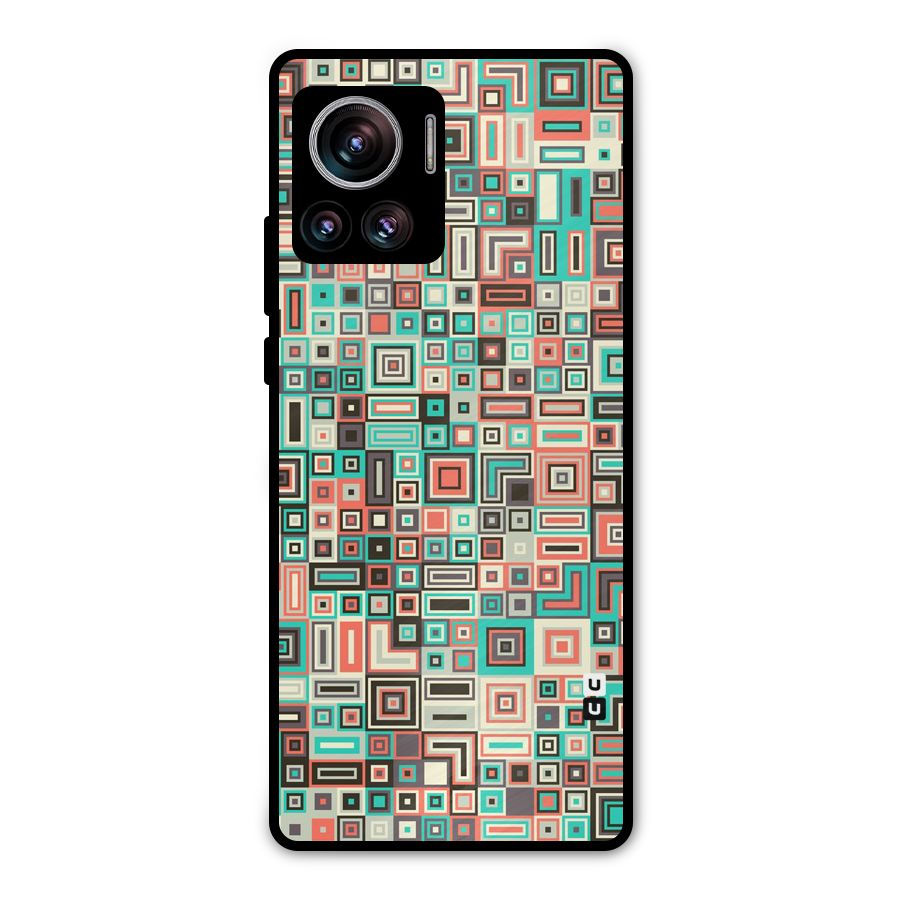 Pretty Boxes Design Metal Back Case for Motorola Edge 30 Ultra