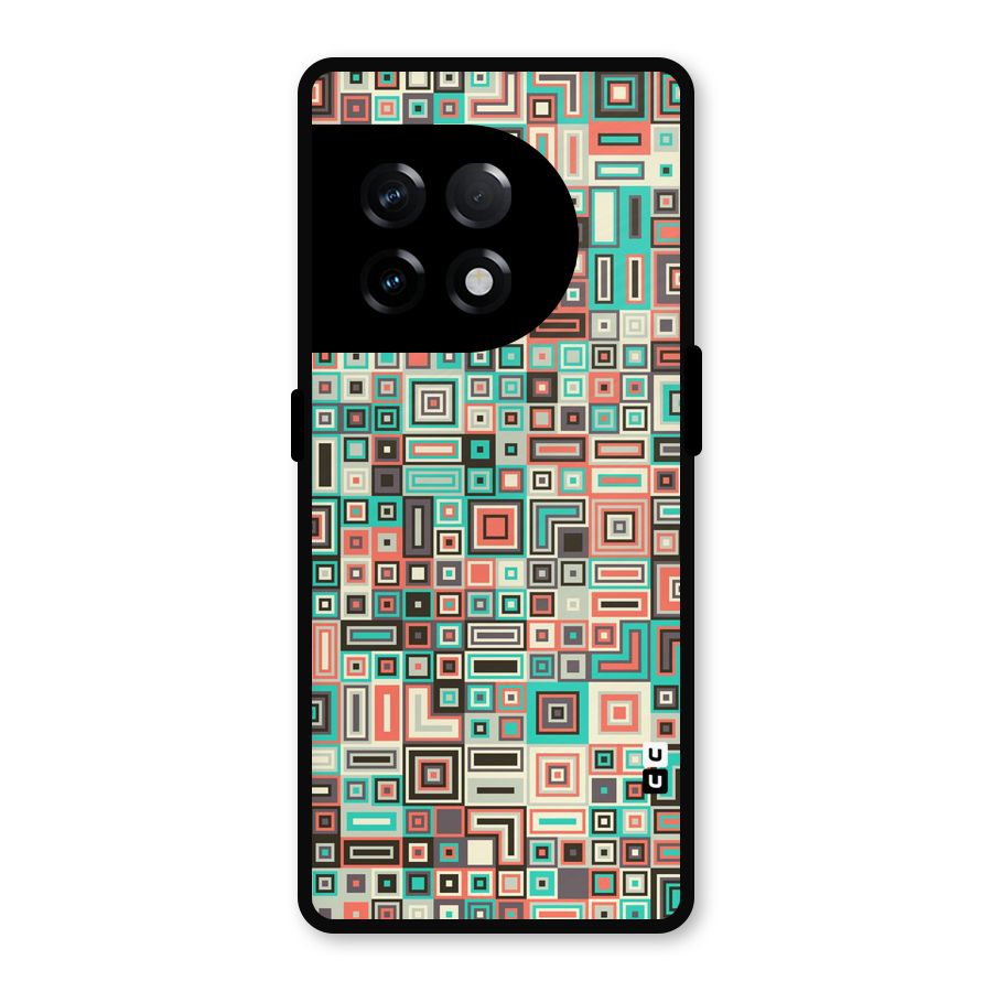 Pretty Boxes Design Metal Back Case for OnePlus 11R
