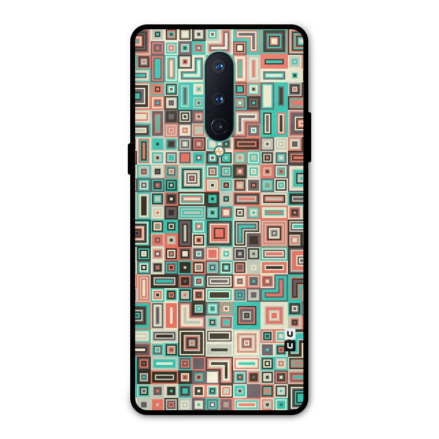 Pretty Boxes Design Metal Back Case for OnePlus 8