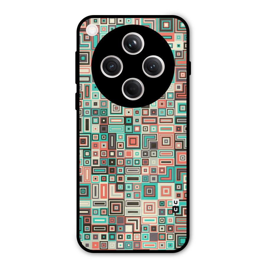 Pretty Boxes Design Metal Back Case for Oppo Find X8