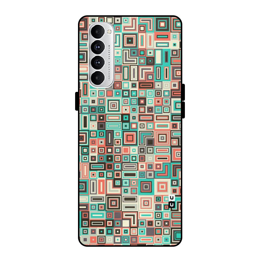 Pretty Boxes Design Metal Back Case for Oppo Reno4 Pro